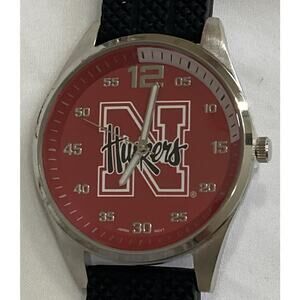 Nebraska Cornhuskers Men's Watch Rubber/Silicone Band, NCAA